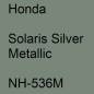 Preview: Honda, Solaris Silver Metallic, NH-536M.